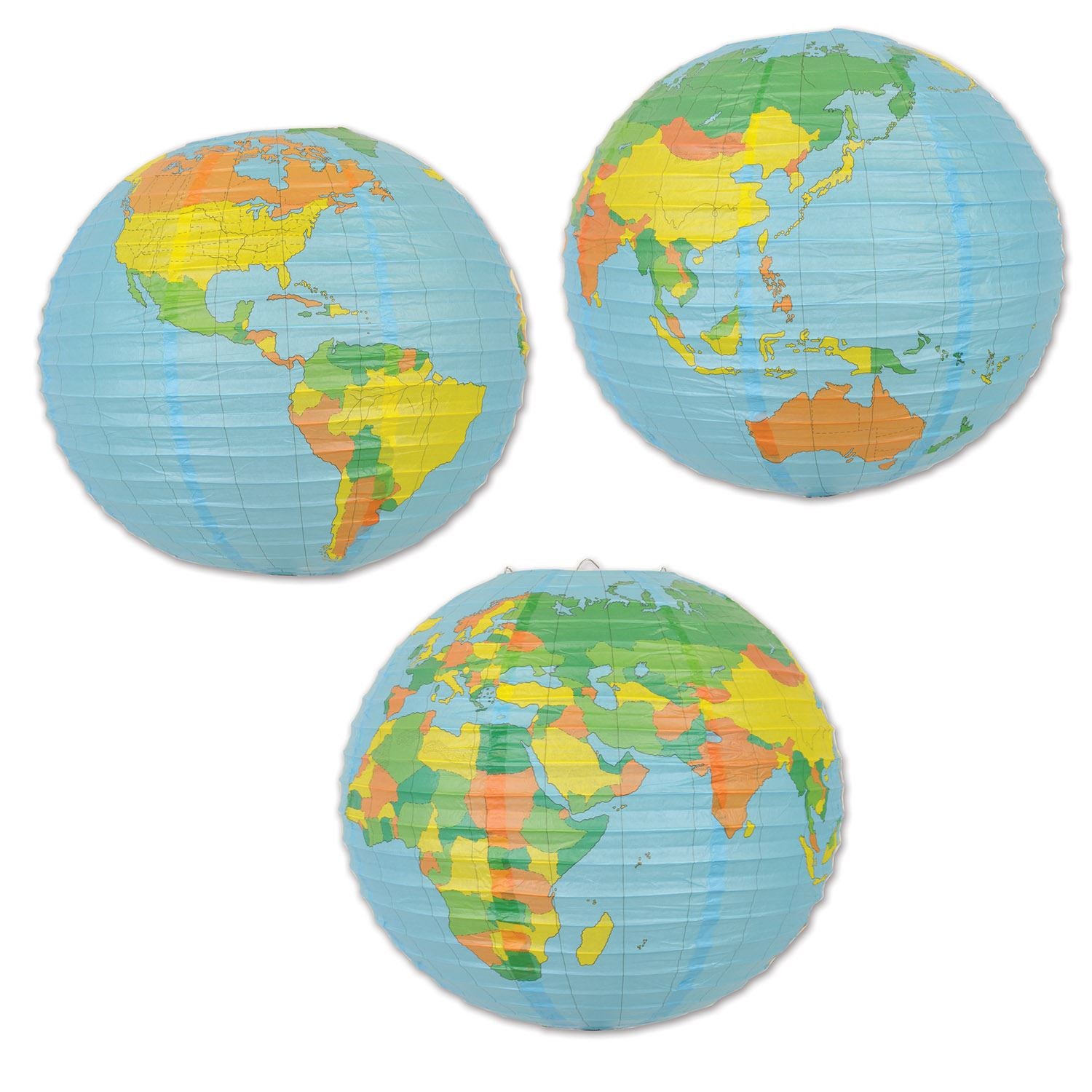 Beistle Globe Paper Lantern - Educational | Party Supply | Decoration | Award