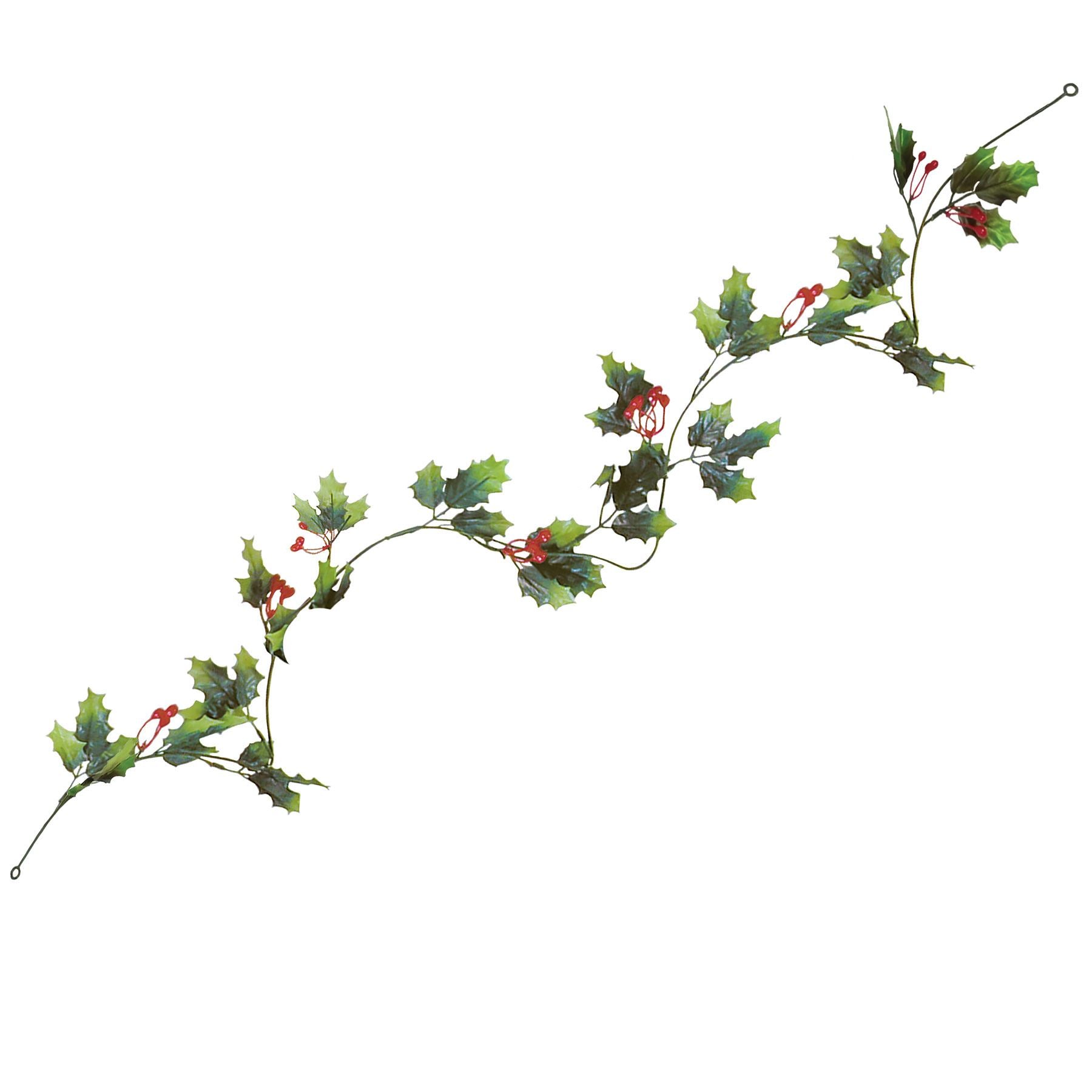 Beistle Artificial Holly Berry Garland - Christmas/Winter | Party Supply