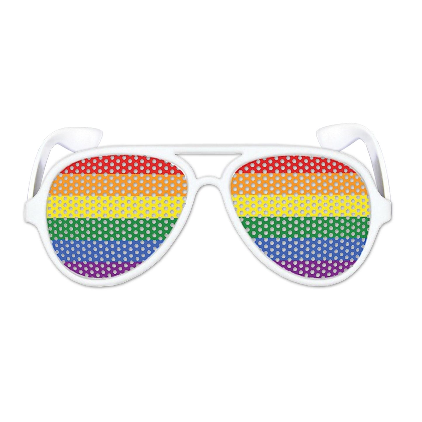 Beistle Rainbow Pinhole Glasses | Party Supply | Decoration | Favor