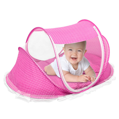 Foldable Baby Travel Bed Portable Infant Mosquito Net Tent Crib Cradle w/ 1973