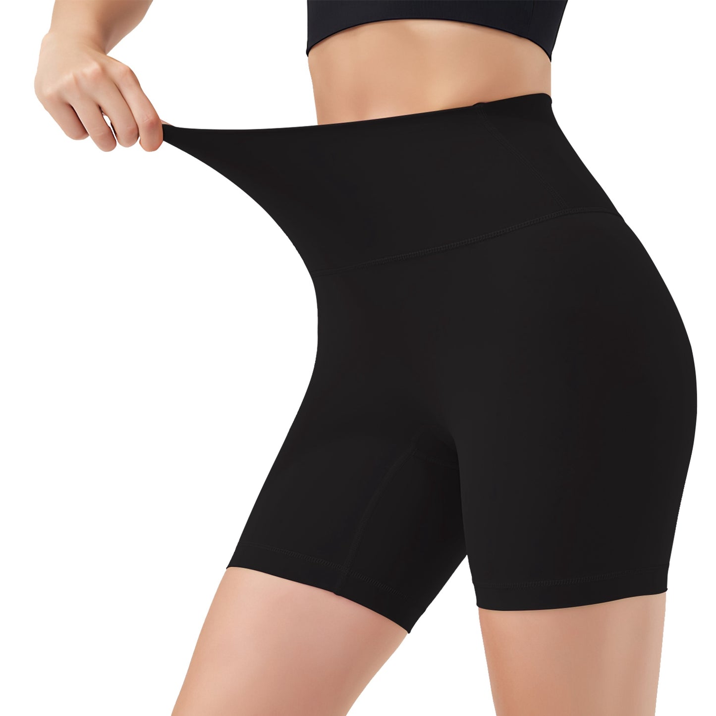 Women s High Waist Biker Shorts Tummy Control Pants Athletic Leggings Spandex