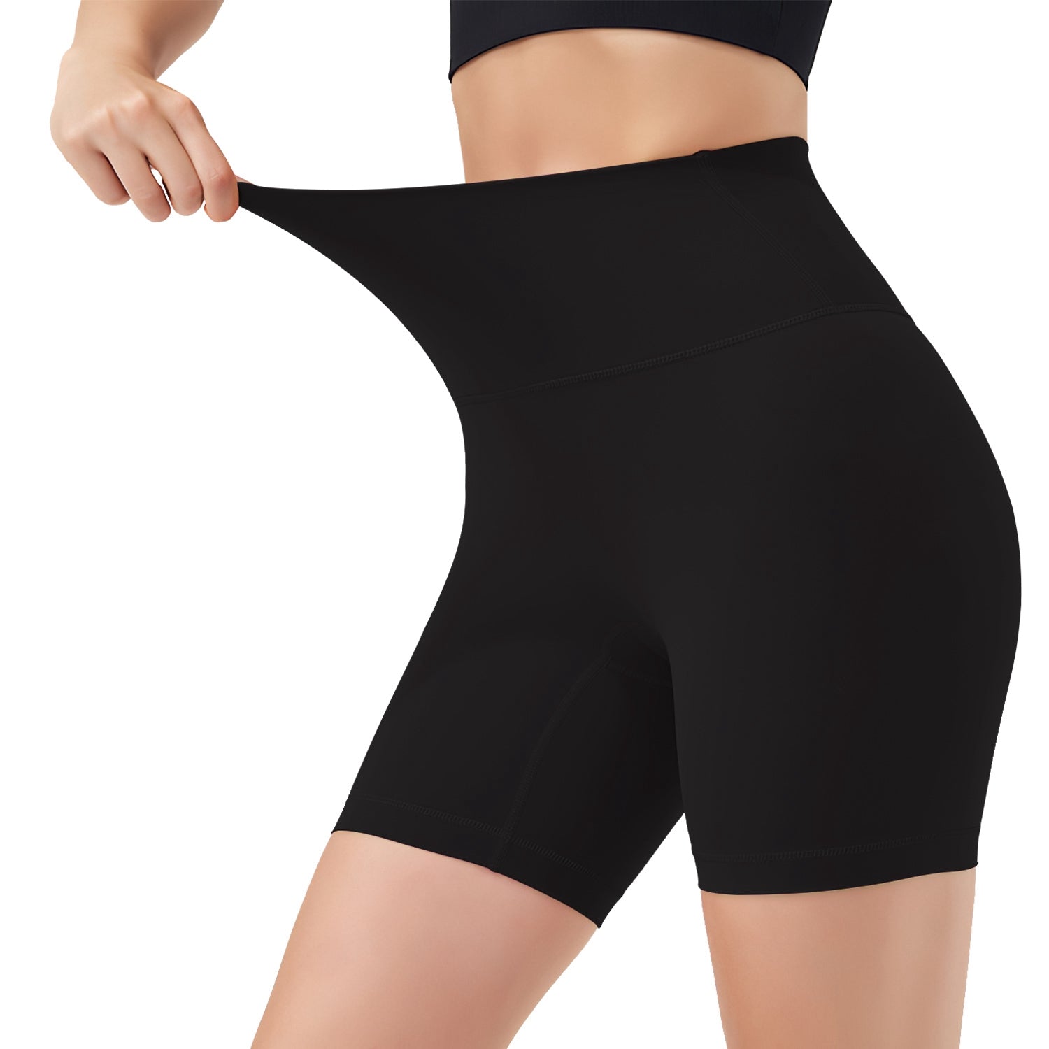 Women s High Waist Biker Shorts Tummy Control Pants Athletic Leggings Spandex