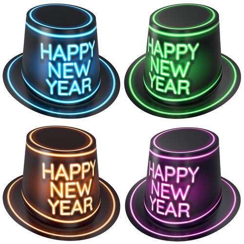 Beistle Glowing New Year Hi-Hats - New Years | Party Supply | Decoration