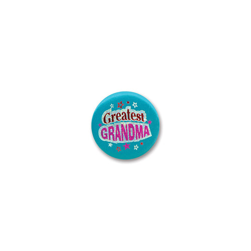 Beistle Greatest Grandma Satin Button - Mothers/Fathers Day | Party Supply