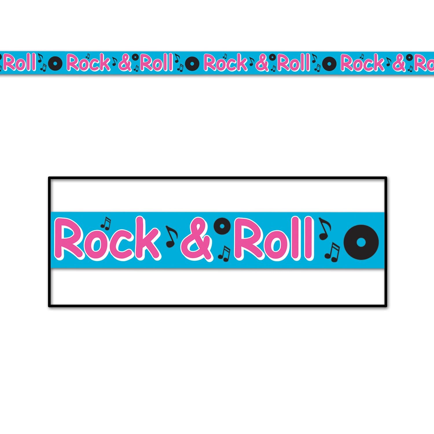 Beistle Rock and Roll Party Tape - 50's/Rock & Roll | Party Supply