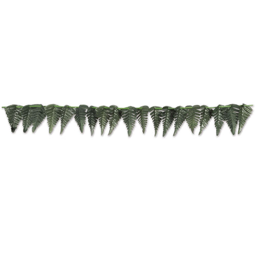 Beistle Fern Leaf Garland - Jungle | Party Supply | Decoration