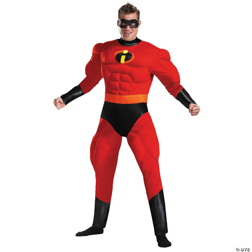 Mens The Incredibles Deluxe Muscle Mr. Incredible Costume
