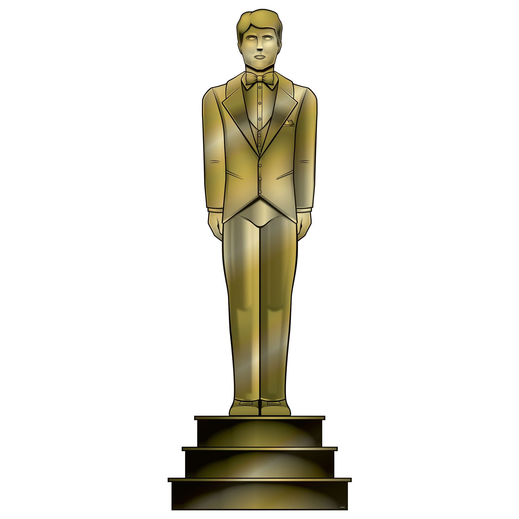Beistle Red Carpet Male Statuette Stand-Up - Prom | Party Supply | Decoration