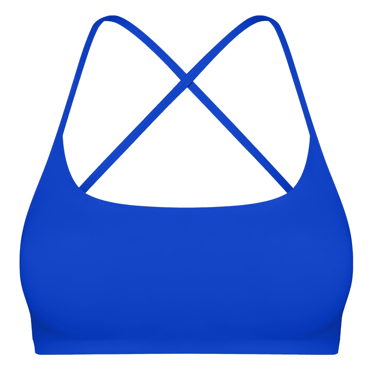 Women Cross Back Sport Bras Padded Strappy Crop Open Back Low Impact Bras Sexy