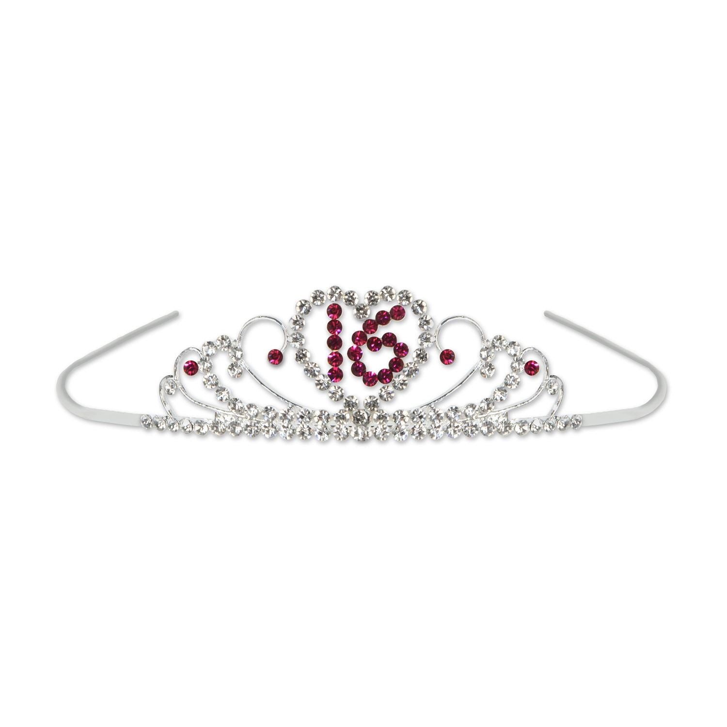 Beistle Sweet 16 Royal Rhinestone Tiara | Party Supply | Decoration