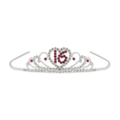 Beistle Sweet 16 Royal Rhinestone Tiara | Party Supply | Decoration