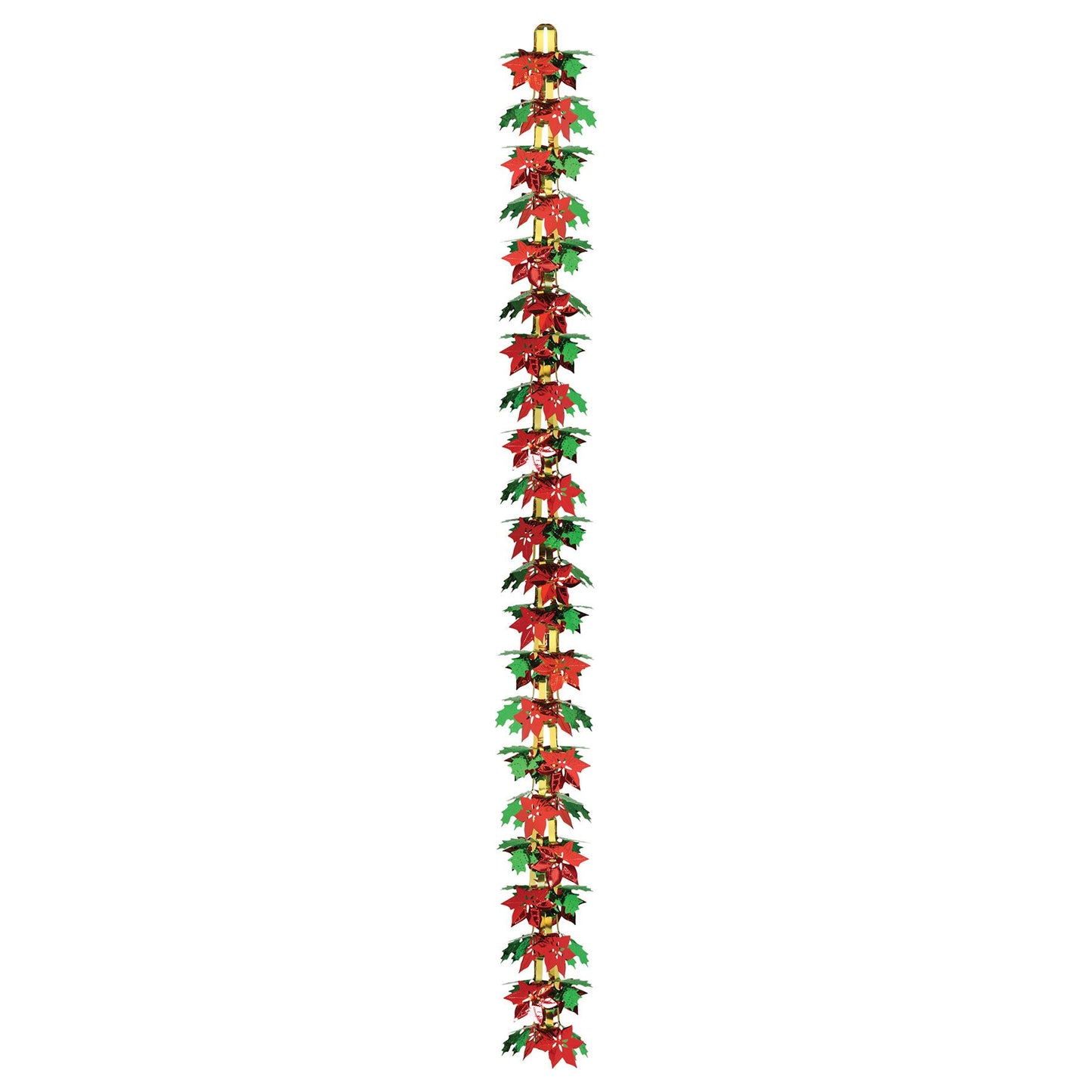 Beistle Poinsettia Garland - Christmas/Winter | Party Supply | Decoration