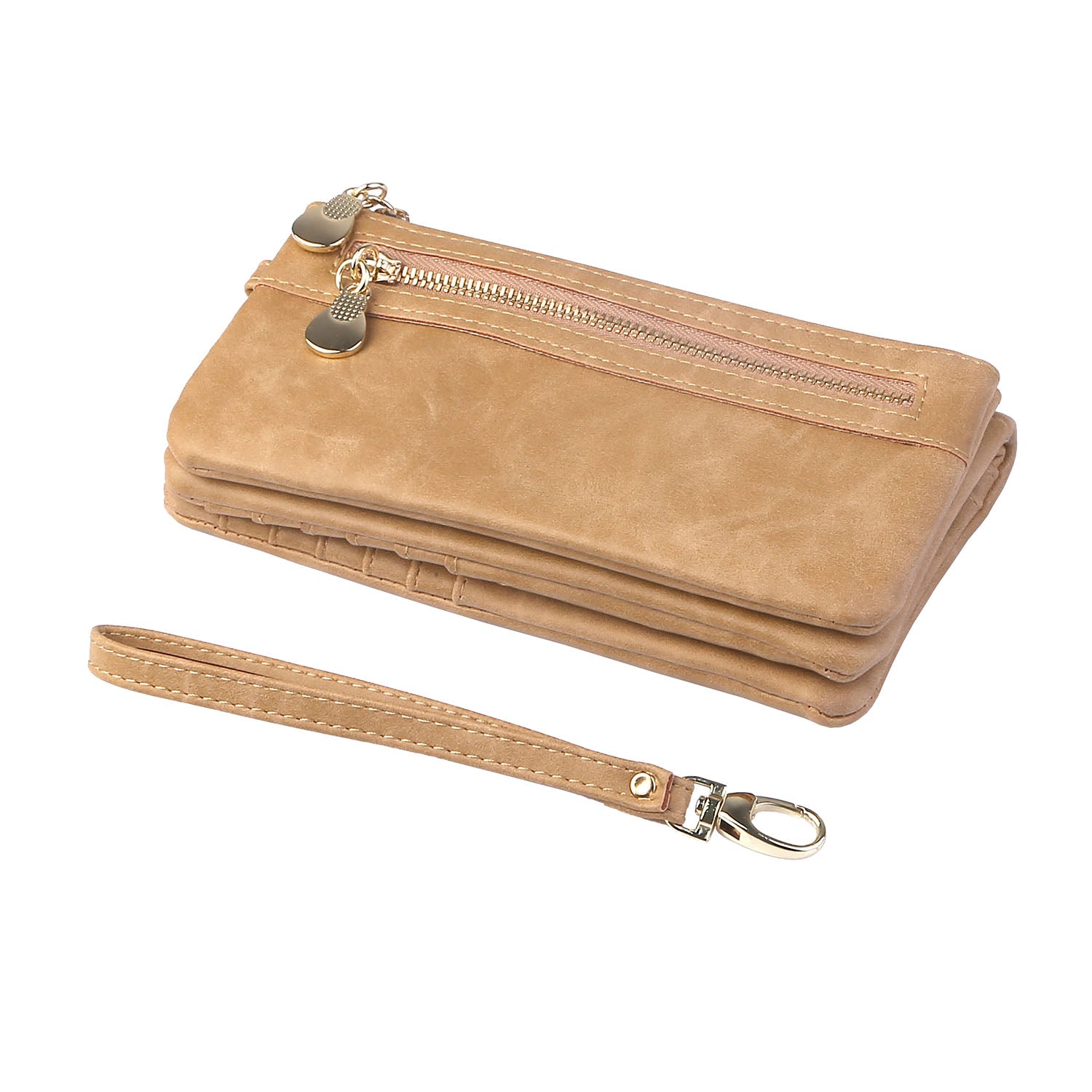 Luxury Women’s Leather Clutch Wallet Card Holder Phone Case Purse Apparel &