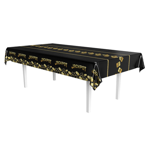 Beistle Metallic Casino Tablecover | Party Supply | Decoration