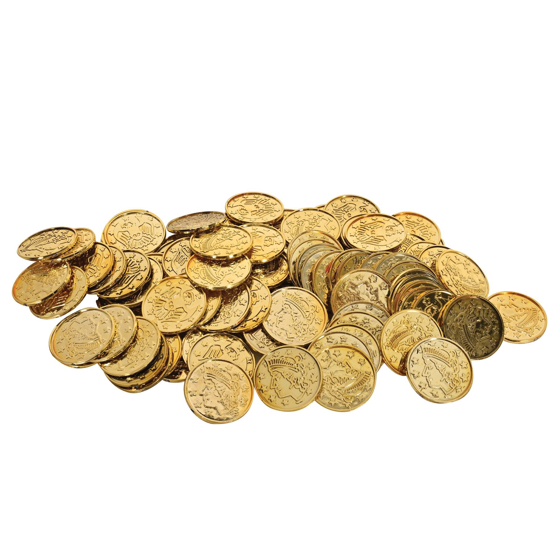Beistle Plastic Gold Coins - Pirate | Party Supply | Decoration