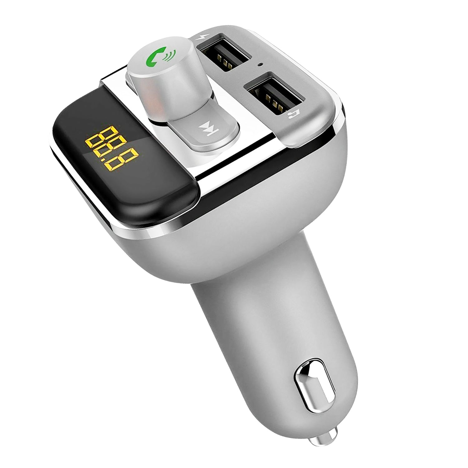 Car Wireless FM Transmitter 3.4A Dual USB Charge Hands-free Call Car MP3 Player