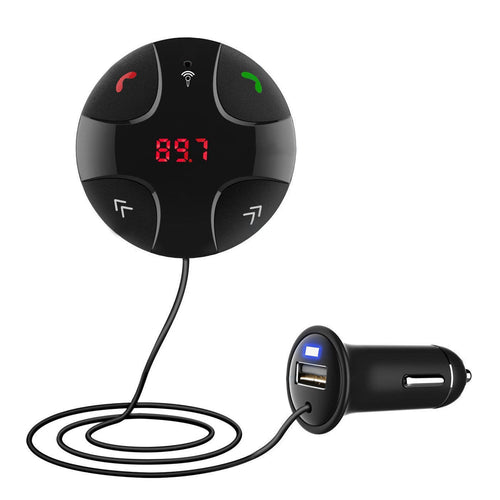 Wireless FM Transmitter wireless 4.2 Car Kit Fast USB Charge Hands-free Call