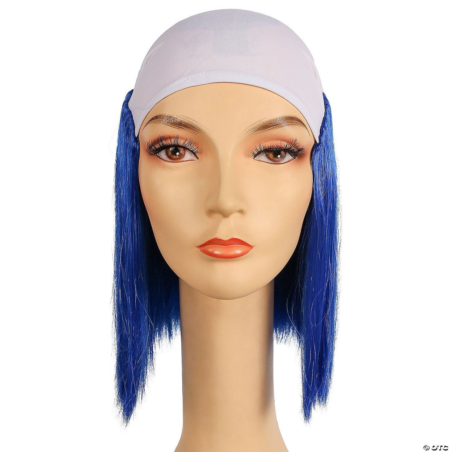 Bald Straight Clown Wig | Royal Blue