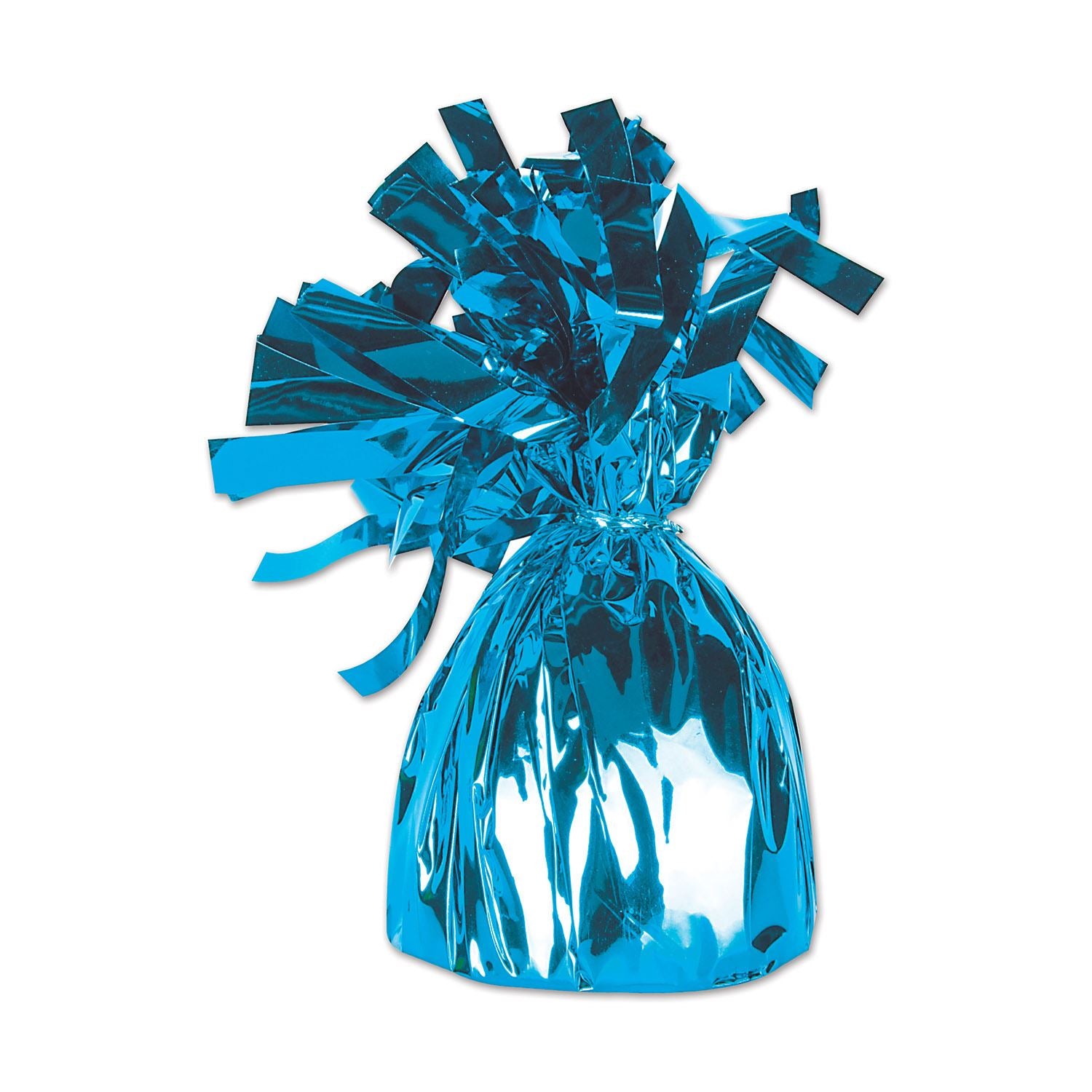 Beistle Blue Metallic Wrapped Balloon Weight - General Occasion | Party Supply