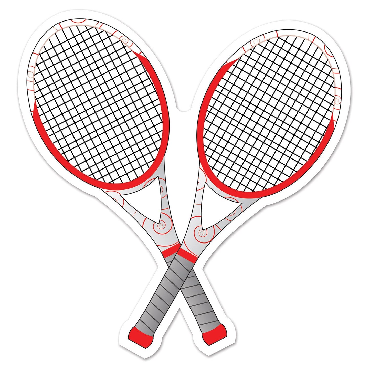 Beistle Tennis Racquets Cutout | Party Supply | Decoration