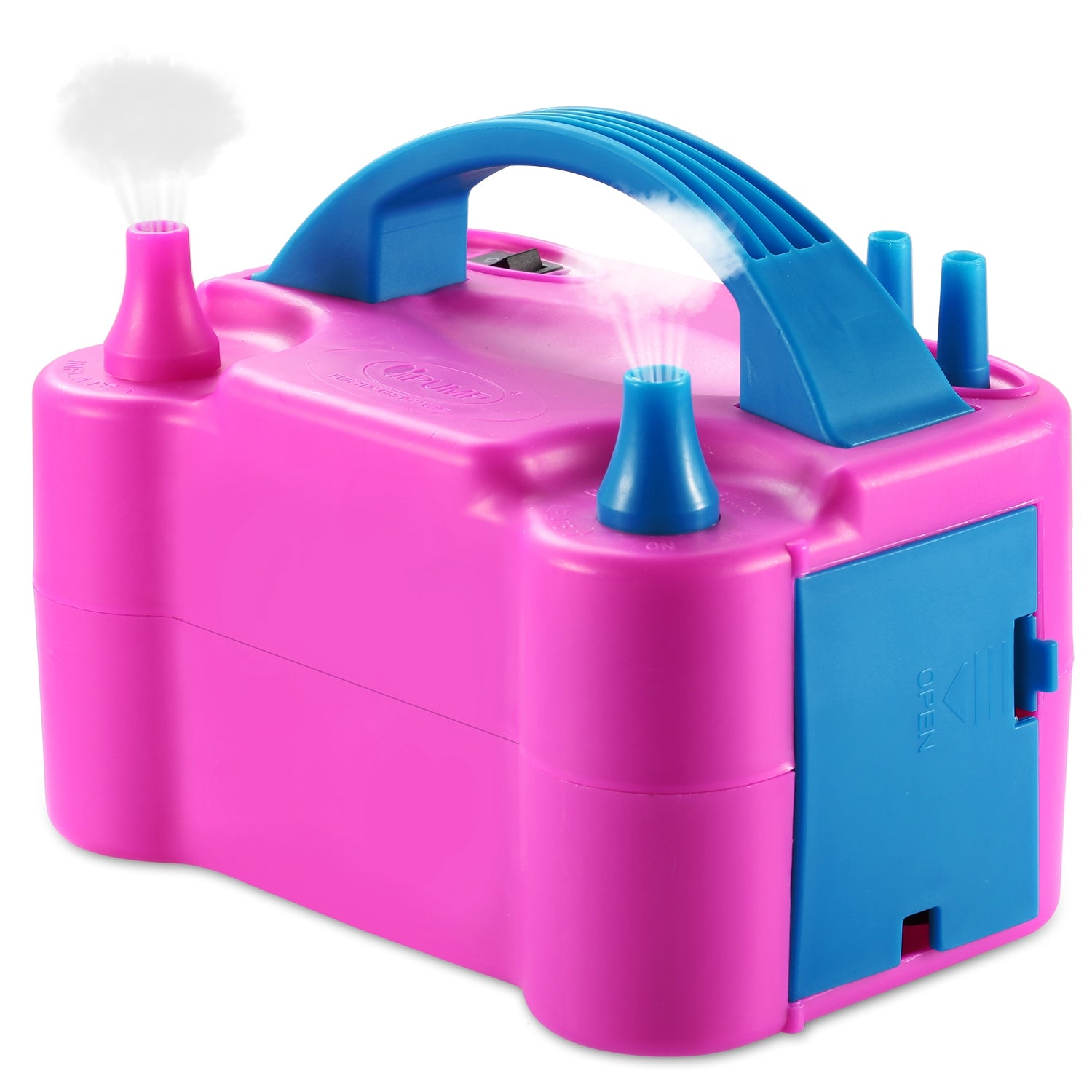 Electric Balloon Pump 600W Balloon Blower Inflator Dual Nozzle for Party 2654