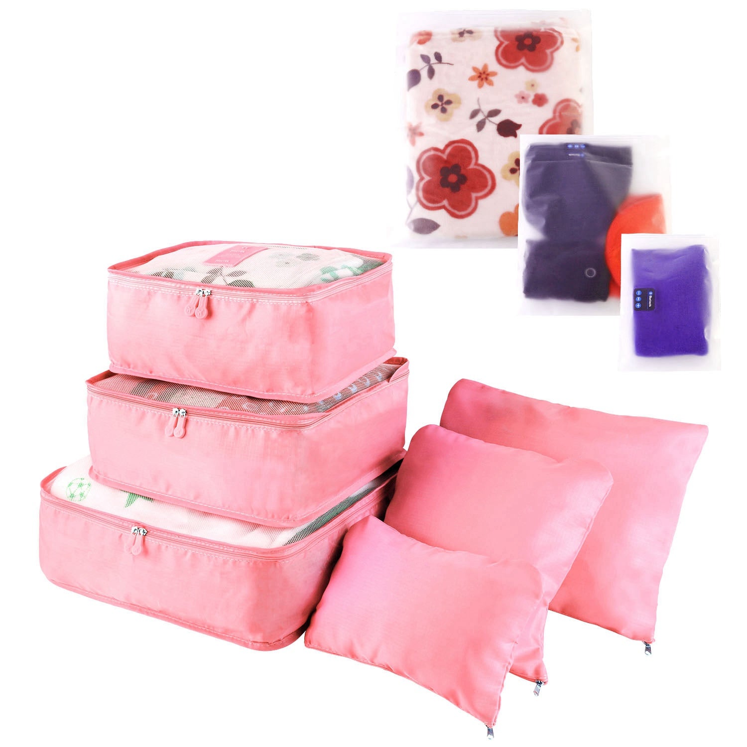 9Pcs Clothes Storage Bags Water-Resistant Travel Luggage Organizer Clothing 1860