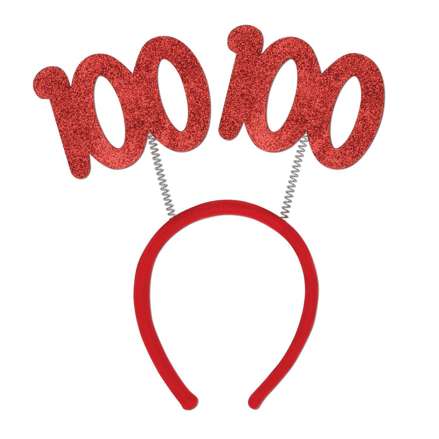 Beistle 100th Glittered Boppers - Birthday-Age Specific | Party Supply