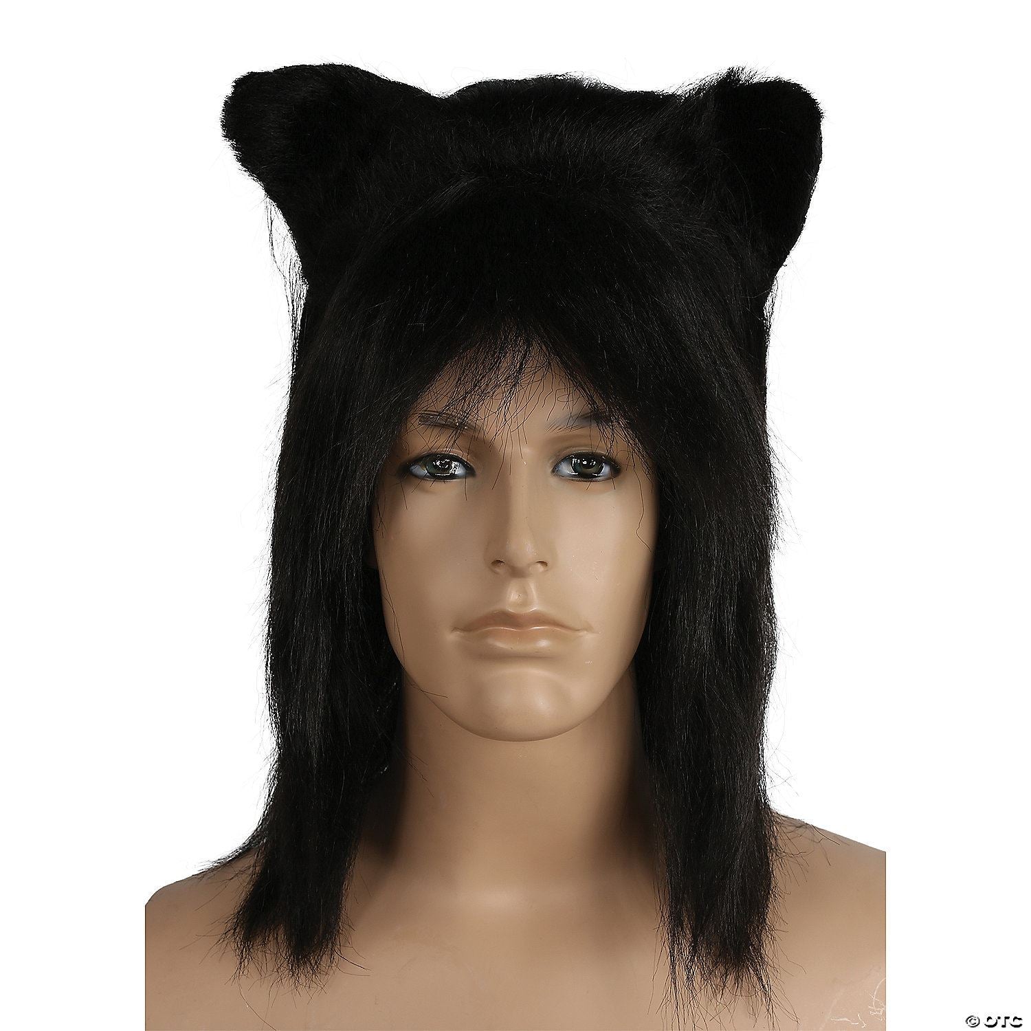 Mens Black Japanese Beast Wig