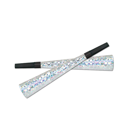 Beistle Swingin' Silver Horns - New Years | Party Supply | Decoration