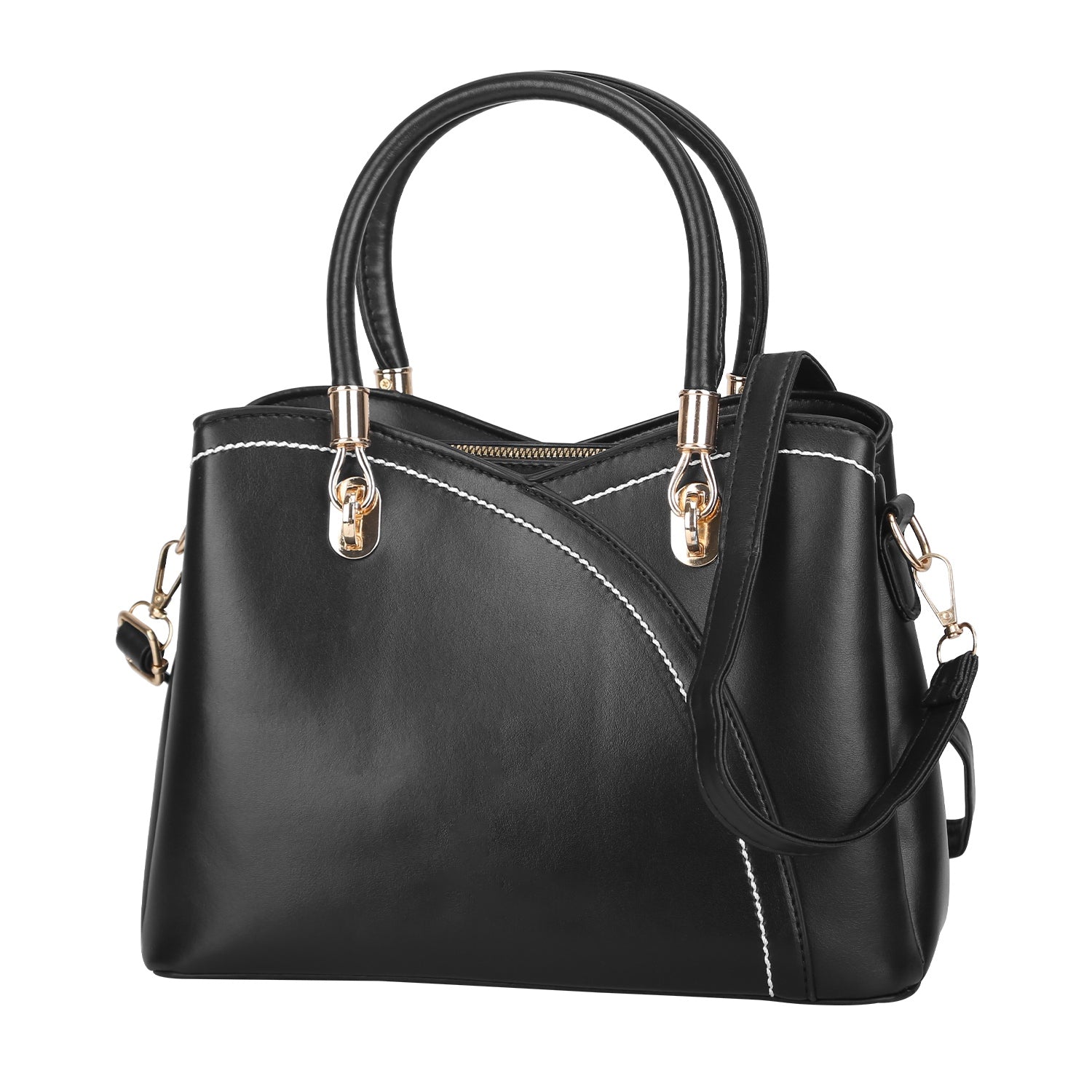 Women Handbags Chic Tote Bags for Ladies Medium-sized Leather Satchel Crossbody
