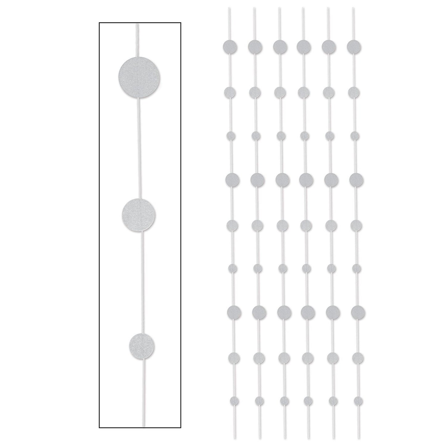 Glittered Dot Stringers