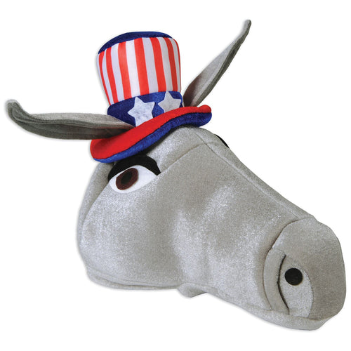 Beistle Plush Patriotic Donkey Hat | Party Supply | Decoration