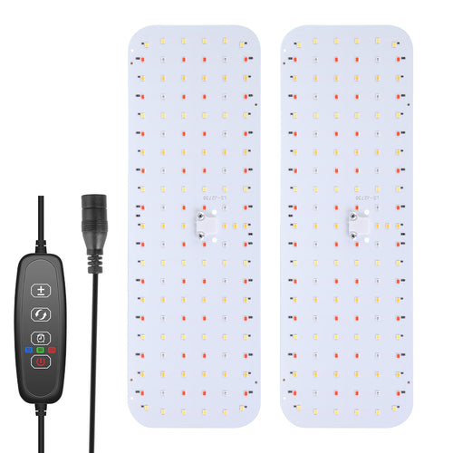 2Pcs Ultra-Thin LED Grow Lights for Indoor Plants with 126Pcs LEDs Full
