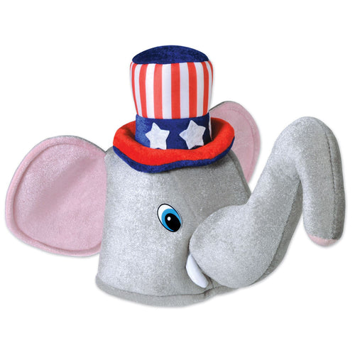 Beistle Plush Patriotic Elephant Hat | Party Supply | Decoration