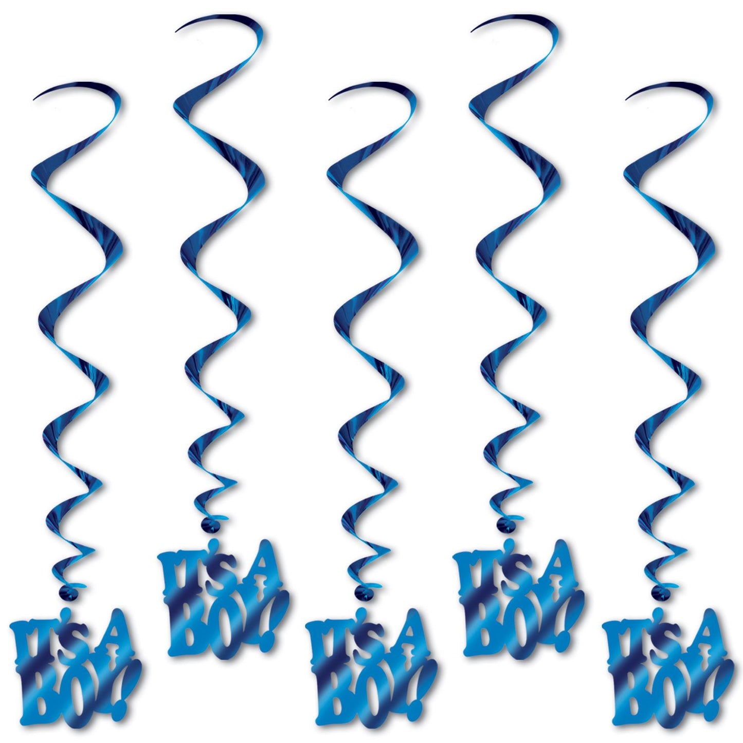 Beistle It's A Boy Whirls - Baby Shower | Party Supply | Decoration