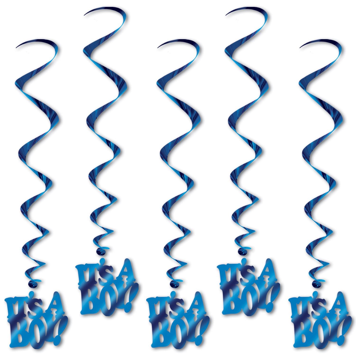 Beistle It's A Boy Whirls - Baby Shower | Party Supply | Decoration