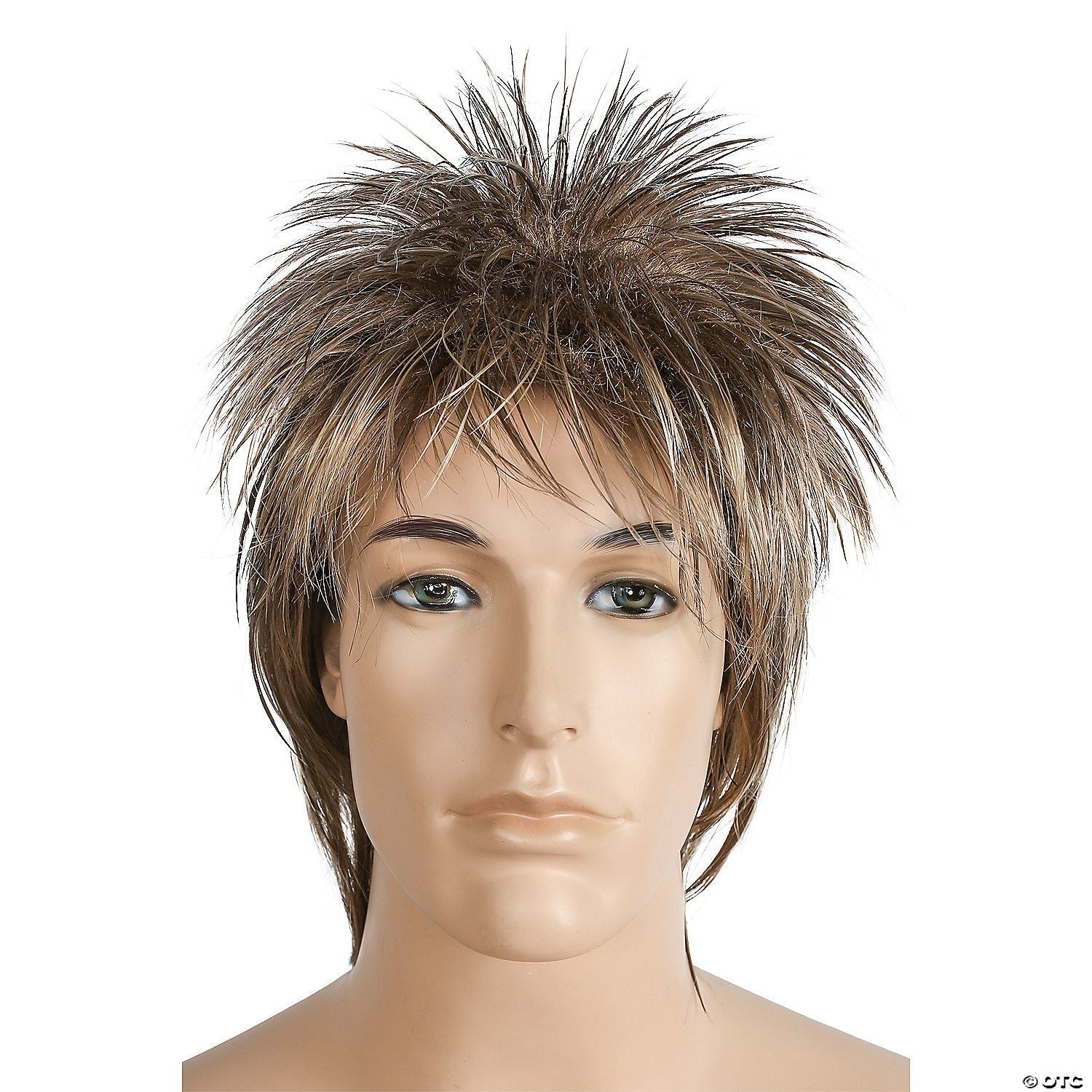 Mens Frosted Rod Wig