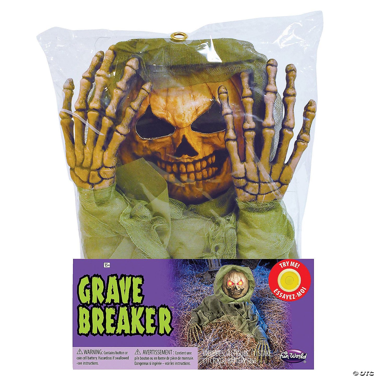 Pumpkin Grave Breaker Yard Decoration | Halloween Decoration