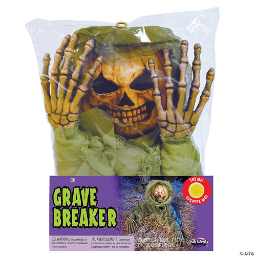 Pumpkin Grave Breaker Yard Decoration | Halloween Decoration