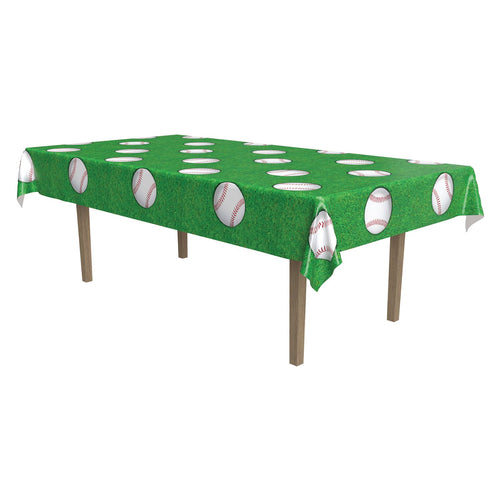 Beistle Baseball Tablecover | Party Supply | Decoration
