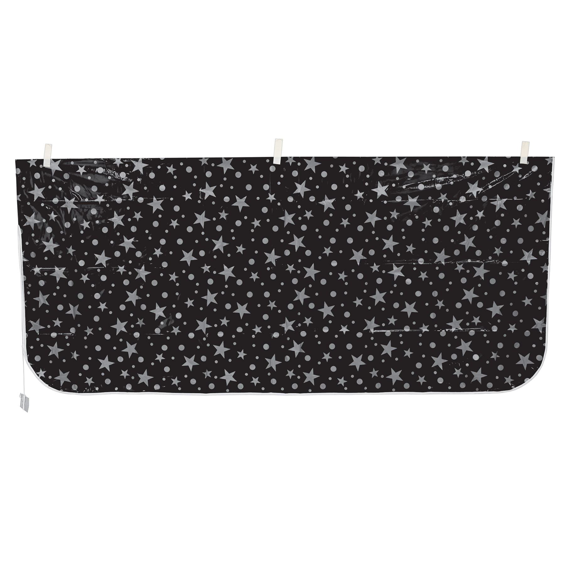 Beistle Pkgd Plastic Balloon Bag-Black and Silver (balloons NOT included) - Ge