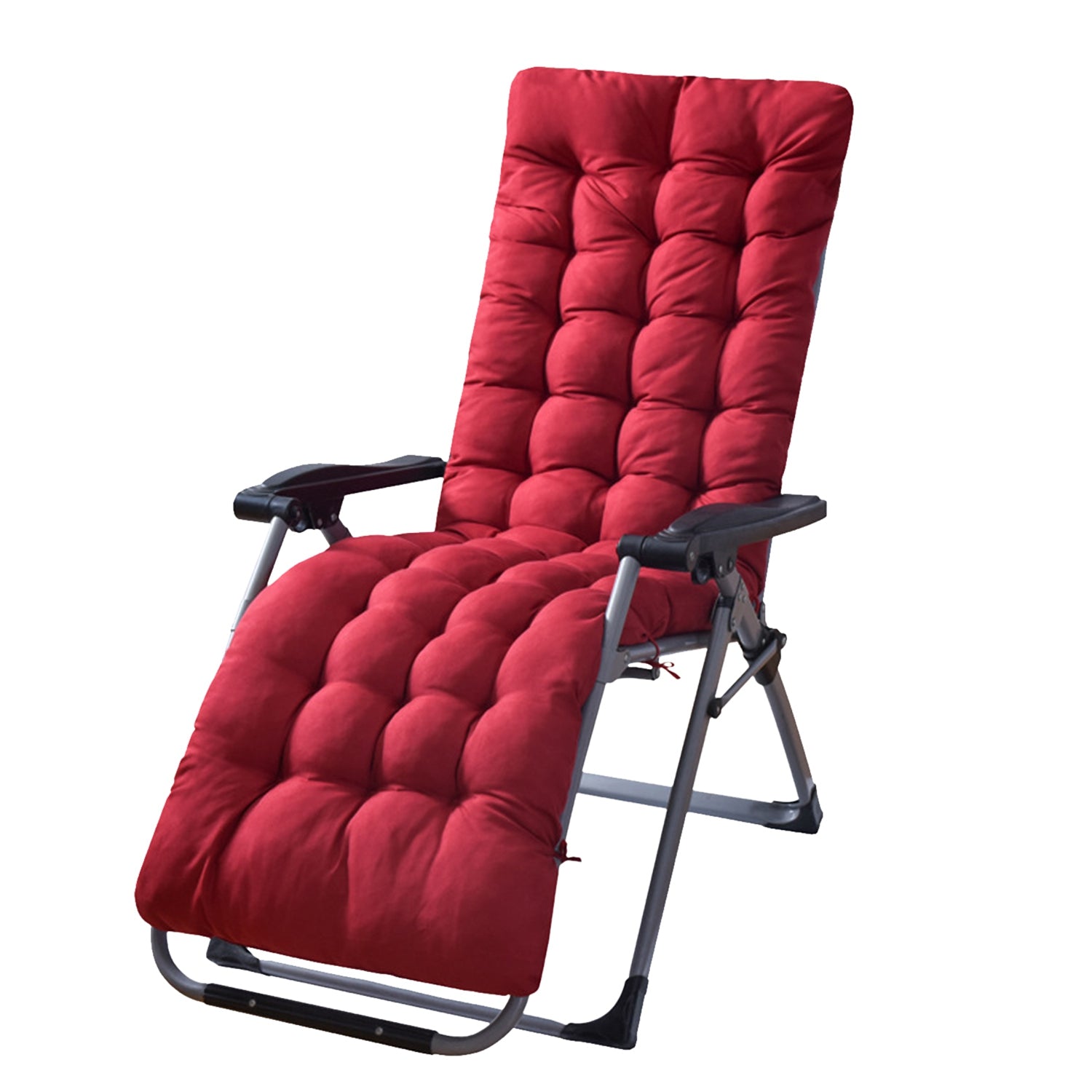 67x22in Chaise Lounger Cushion Recliner Rocking Chair Sofa Mat Deck Chair 6276