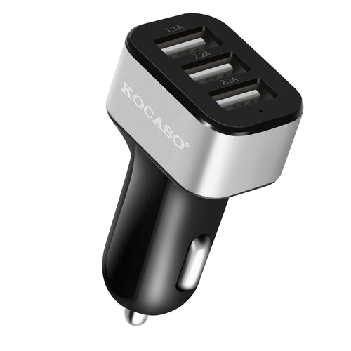 USB Car Charger 30W 5.5A 3 USB Port Cigarette Lighter Charger Adapter For