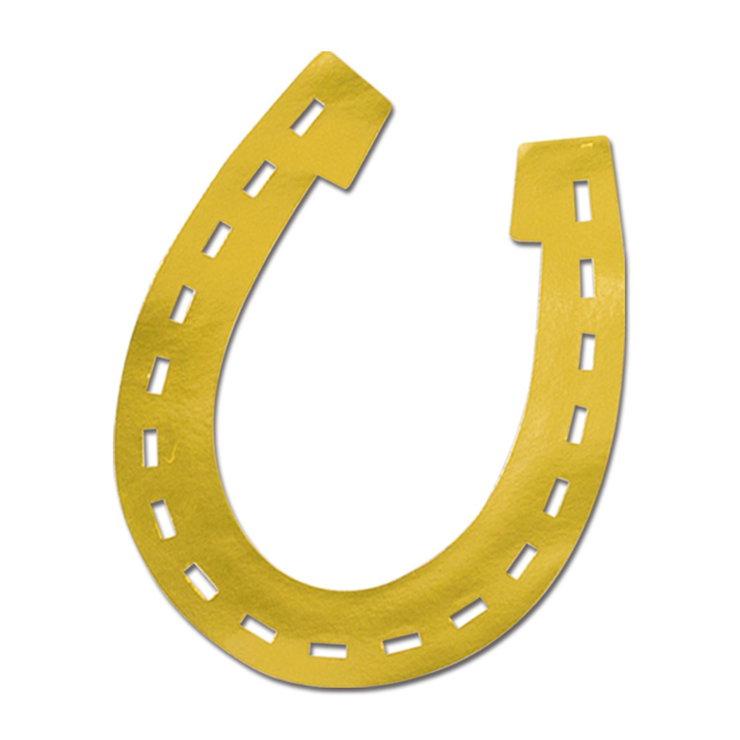 Beistle Foil Horseshoe Silhouette - Western | Party Supply | Decoration