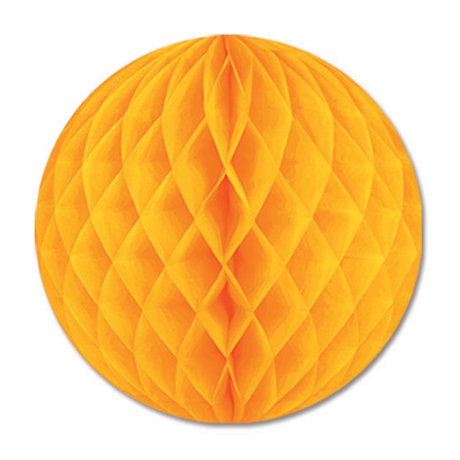 Beistle Golden Yellow Art-Tissue Ball - General Occasion | Party Supply