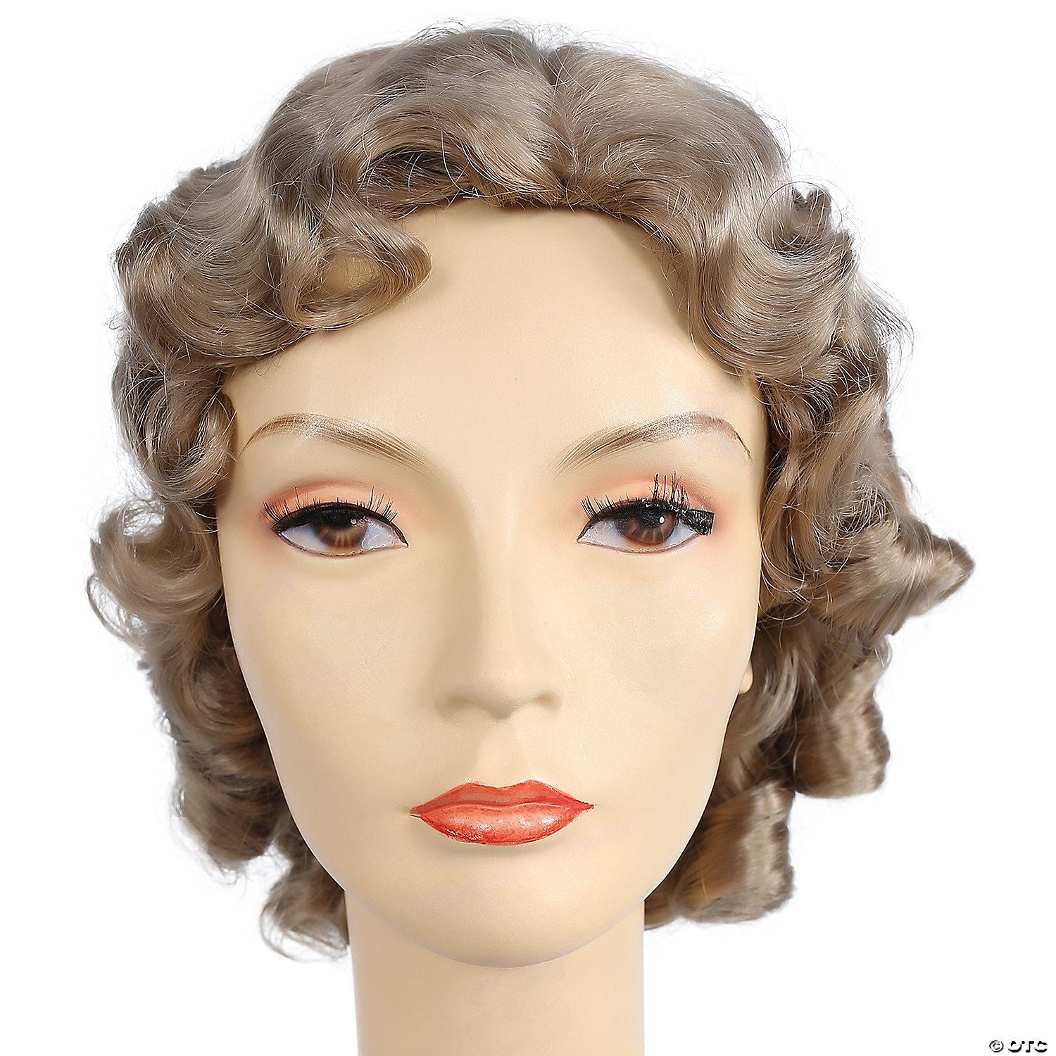 Womens Ash 1930s Fingerwave Fluff Wig