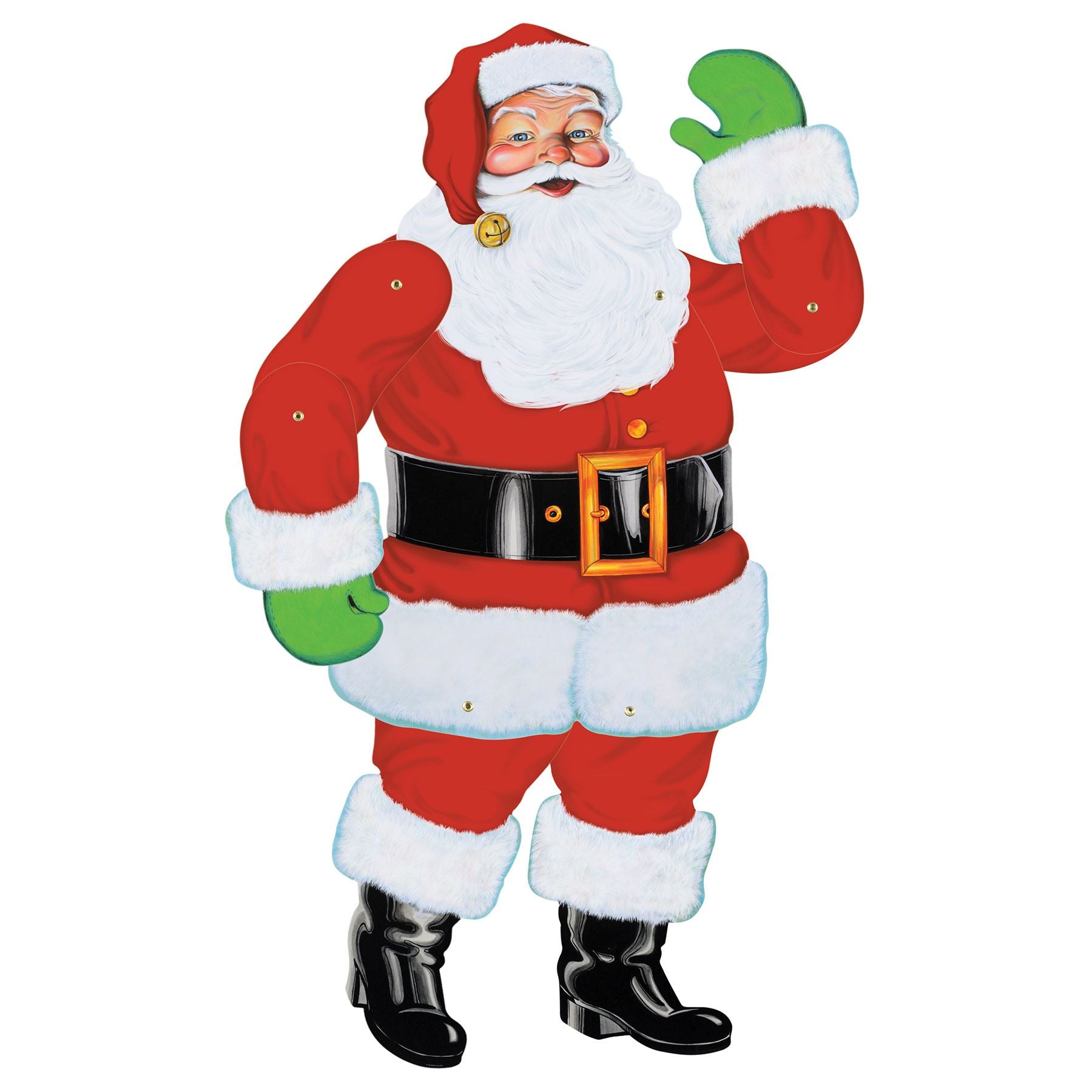 Beistle Jointed Santa, 29 inches - Christmas/Winter | Party Supply