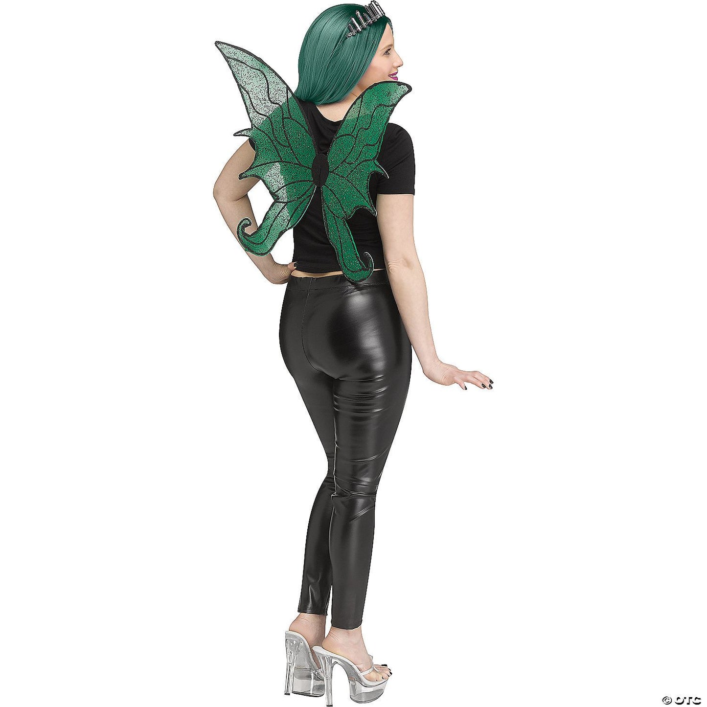 Wings Fairy Green Glitter