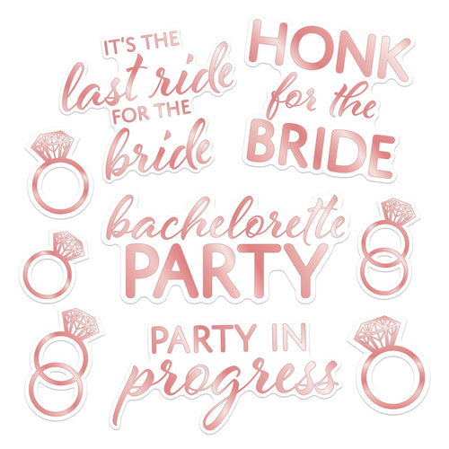 Beistle Bachelorette Auto-Clings | Party Supply | Decoration