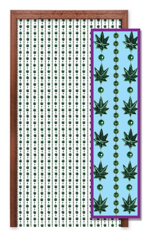 Beistle Weed Bead Curtain - 420 | Party Supply | Decoration